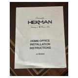 Hekman Executive Desk with Two Bookcases