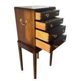 AMAZING Steiff Williamsburg Shell Sterling Silver Flatware Service for Twelve Set in Gorgeous Cabinet