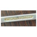 Twelve Sterling Silver Williamsburg Steiff Demitasse Spoons