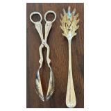 Gorham Heritage Pasta Server and Tongs
