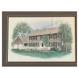 Home Sweet Home Print by Donna Klass