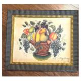 "Basket of Fruit" Print by Mary Bradley