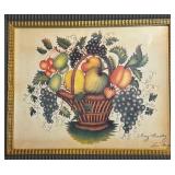 "Basket of Fruit" Print by Mary Bradley