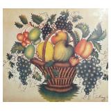 "Basket of Fruit" Print by Mary Bradley