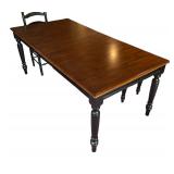 Dining Table Set with 5 Chairs and Bench / Farmhouse Style Dining Table Set