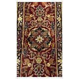 Safavieh 28 x 143 Inch Handmade Runner Rug with Traditional Floral Pattern