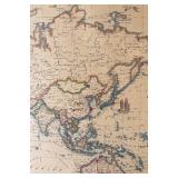 Framed Rand McNally Signature Series World Map
