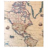 Framed Rand McNally Signature Series World Map