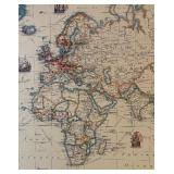 Framed Rand McNally Signature Series World Map