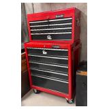 Rolling Husky Tool Cabinet with Tools and Supplies