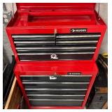 Rolling Husky Tool Cabinet with Tools and Supplies