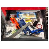 Rolling Husky Tool Cabinet with Tools and Supplies