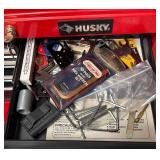 Rolling Husky Tool Cabinet with Tools and Supplies
