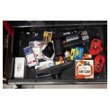 Rolling Husky Tool Cabinet with Tools and Supplies