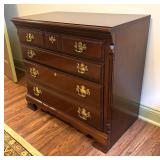 Lexington Wooden File Cabinet with Brass Handles