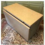 Amazing Drop Leaf Crafting Table on Wheels