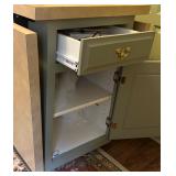 Amazing Drop Leaf Crafting Table on Wheels