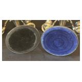 Pair of 14.5-Inch Silverplate 5-Arm Candelabras