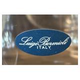 Set of 10 Luigi Bormioli Italian Glass Sherbet Dessert Cups 4.5 in x 4.25 in