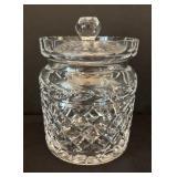 Waterford Crystal Glandore Laurel Band Biscuit Jar