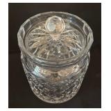 Waterford Crystal Glandore Laurel Band Biscuit Jar
