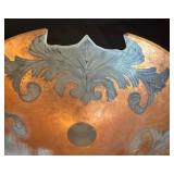 Kristal Etch Art Deco Style Glass Vase, 4.5 Inch Tall, Signed