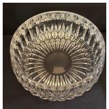 Set of 3 Decorative Crystal-Style Glass Bowls