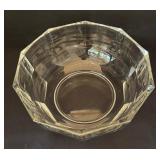 Set of 3 Decorative Crystal-Style Glass Bowls