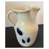 Set of 4 Handmade Pottery Bowls and Pitcher Assortment