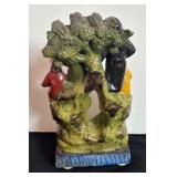 Staffordshire Style Vintage Traveling Musicians Ceramic Figurine