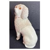 Pair of Vintage Staffordshire Style Ceramic Dog Figurines