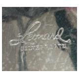 Vintage Leonard Silverplate 4-Piece Tea and Coffee Set with Ornate Design