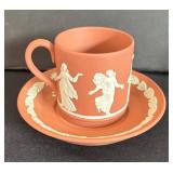 Set of 3 Collectible Cup and Saucer Sets - Wedgwood, Mottahedeh, and Kutani