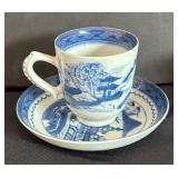 Set of 3 Collectible Cup and Saucer Sets - Wedgwood, Mottahedeh, and Kutani