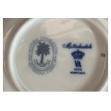 Set of 3 Collectible Cup and Saucer Sets - Wedgwood, Mottahedeh, and Kutani