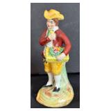 Antique English Staffordshire Ware Fruit Seller Male Figurine