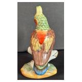 Tozai Home Decorative Parrot Porcelain Figurine 5 Inch