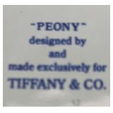 Tiffany & Co. Peony Blue and White Porcelain Lidded Box