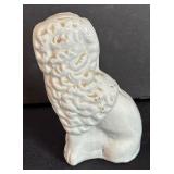 Vintage 4-Inch White Staffordshire Style Spaniel Dog Figurine