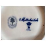 Set of 3 Mottahedeh Historic Charleston Reproduction Blue and White Bowls and Dishes