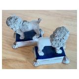 Pair of Poodle; 1800