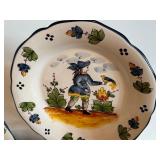 Set of 4 Jay Willfred Hand Painted 9" Plates Made in Portugal