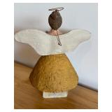 Artisan Angel Figurine with Pinwheel