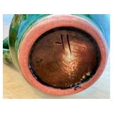 Set of 5 Vintage Hand-Painted Pottery Jugs and Pitchers including Redware