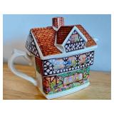 Sadler English Country Cottages Ivy House Teapot, 6.5 Inch Tall
