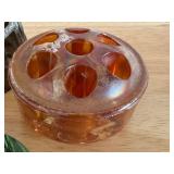 Set of 5 Assorted Vintage Floral Frogs