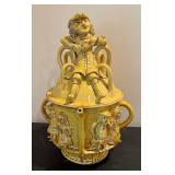 Antique Fishley Pottery Pitcher / In the Style of Fishley Pottery Antique Lidded Pitcher