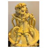 Antique Fishley Pottery Pitcher / In the Style of Fishley Pottery Antique Lidded Pitcher