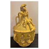 Antique Fishley Pottery Pitcher / In the Style of Fishley Pottery Antique Lidded Pitcher