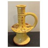 Vintage Candle Holder and Plate by Turtle Creek Potters and Jamestown Settlement Potters